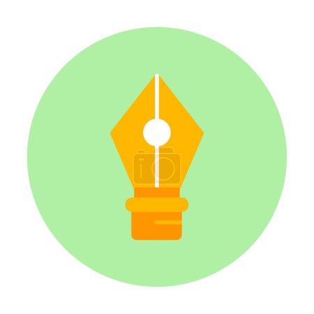 Ilustración de Simple icono de la herramienta de la pluma, vector de ilustración - Imagen libre de derechos