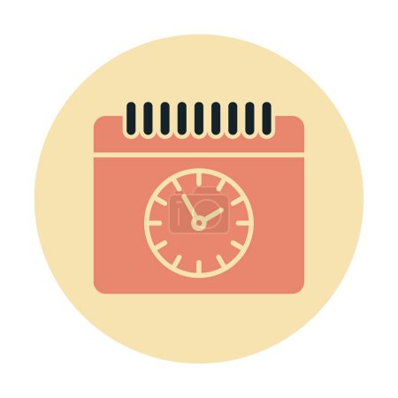 Illustration for Schedule icon isolated on white background - Royalty Free Image