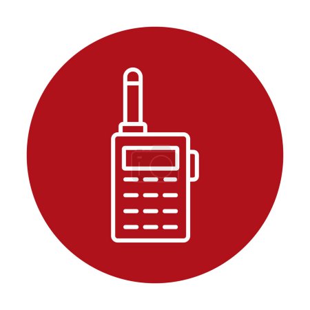 Illustration for Walkie Talkie modern icon vector illustration - Royalty Free Image