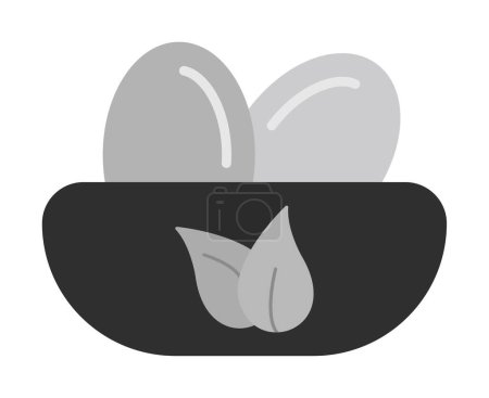 Illustration for Simple Bird Nest icon, vector illustration - Royalty Free Image