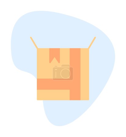 Illustration for Open Box icon. vector illustration - Royalty Free Image
