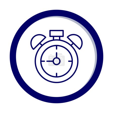 Illustration for Alarm Clock web icon, vector illustration - Royalty Free Image