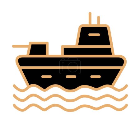 Ilustración de Icono de la nave, ilustración vectorial - Imagen libre de derechos