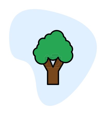 Illustration for Broccoli web icon, vector illustration - Royalty Free Image