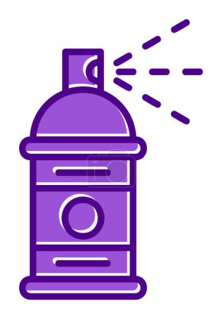 Illustration for Paint Spray can icon vector illustration - Royalty Free Image