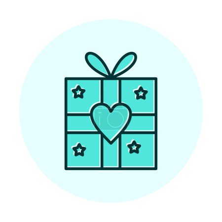 Ilustración de Caja de regalo icono vector ilustración diseño - Imagen libre de derechos