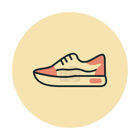 Ilustración de Zapato deporte diseño vector ilustración - Imagen libre de derechos