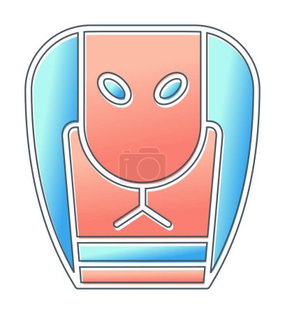Ilustración de Cobra icono símbolo vector ilustración diseño - Imagen libre de derechos
