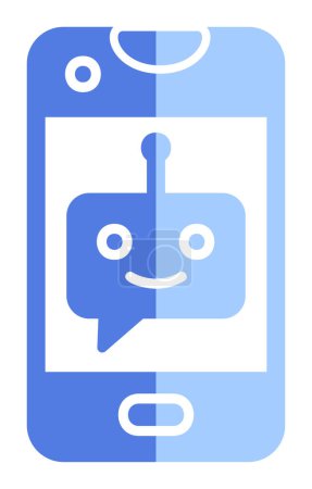 Illustration for Chat icon vector illustration - Royalty Free Image