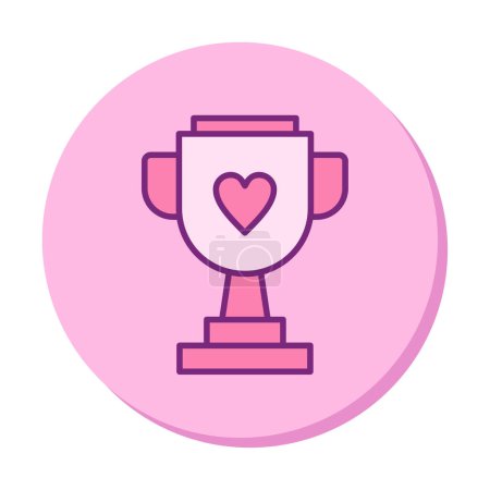 Illustration for Trophy vector icon modern simple design - Royalty Free Image