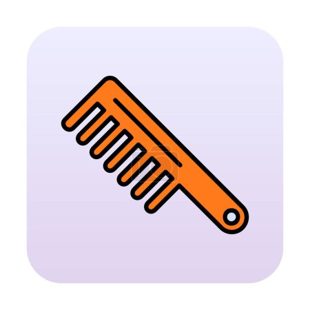 Illustration for Comb. web icon simple illustration - Royalty Free Image