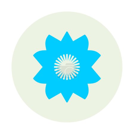 Téléchargez les illustrations : Icône fleur sakura, illustration vectorielle - en licence libre de droit