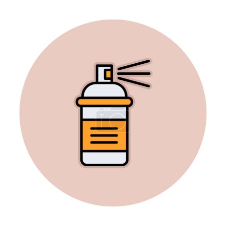 Illustration for Paint Spray can icon vector illustration - Royalty Free Image