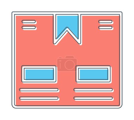 Illustration for Vector illustration of Delivery Box modern icon - Royalty Free Image
