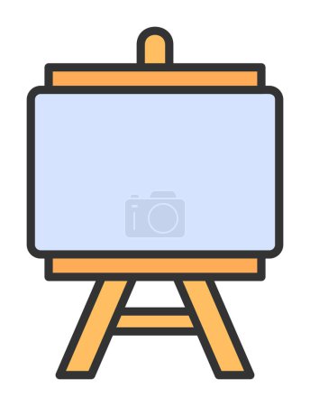 Illustration for Painting. web icon simple illustration - Royalty Free Image