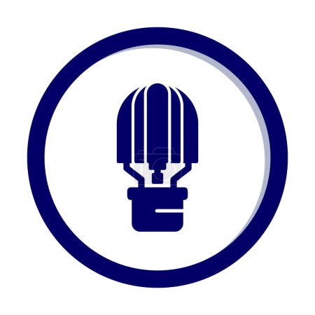 Illustration for Hot Air Balloon  icon simple illustration - Royalty Free Image