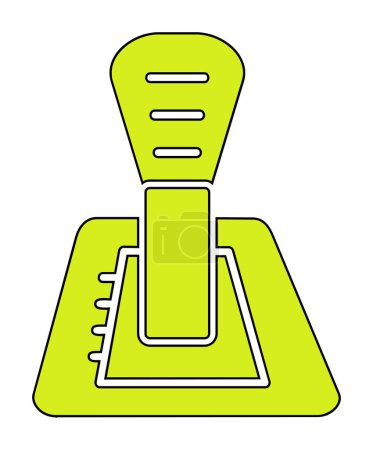 Ilustración de Coche caja de cambios icono web, vector de ilustración - Imagen libre de derechos