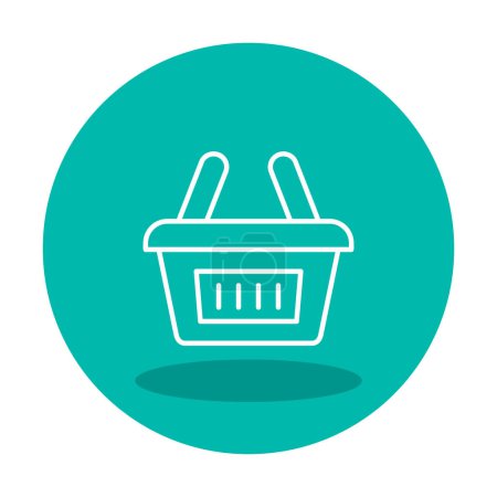 Photo for Shopping cart icon vector illustration - Royalty Free Image
