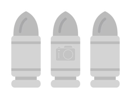 Illustration for Bullets web icon, vector illustration - Royalty Free Image