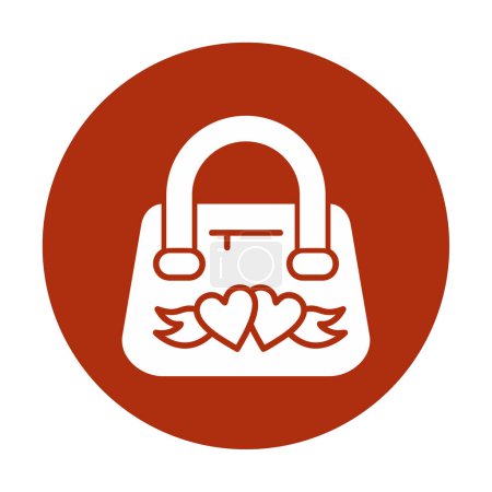 Illustration for Simple Handbag icon, vector illustration - Royalty Free Image