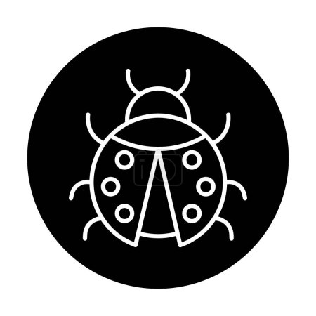 Illustration for Simple graphic flat Ladybug design - Royalty Free Image
