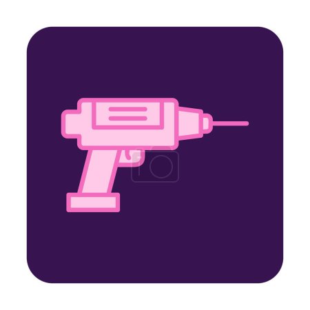 Illustration for Hand drill icon, vector illustration - Royalty Free Image