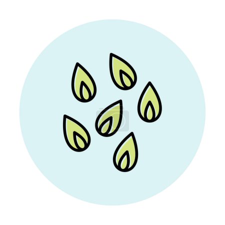Illustration for Flower Petals icon, vector illustration - Royalty Free Image