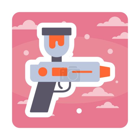 Spray Gun icon vector illustration