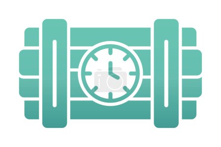 Illustration for Time bomb icon vector illustration. - Royalty Free Image
