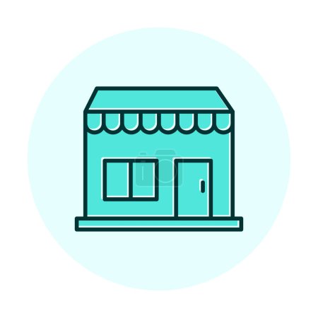 Illustration for Store icon, vector illustration simple design - Royalty Free Image