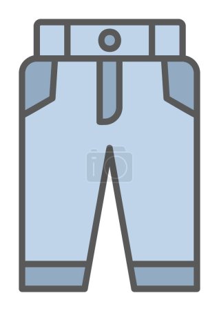 Ilustración de Pantalones. icono web ilustración simple - Imagen libre de derechos