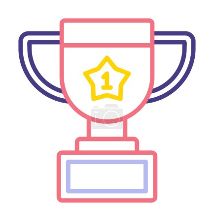 Illustration for Simple  trophy element  icon  illustration - Royalty Free Image
