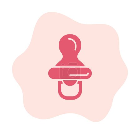 Baby pacifier line icon. linear sign   design.