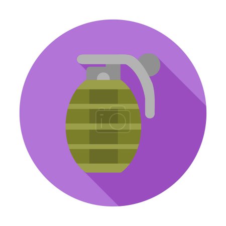 Ilustración de Icono de granada, ilustración vectorial - Imagen libre de derechos