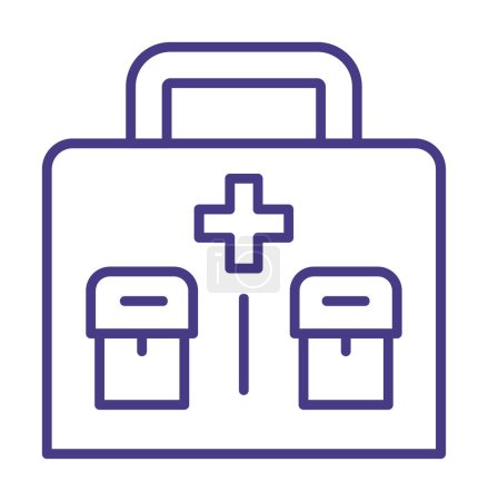Illustration for First Aid Kit icon vector illustration - Royalty Free Image