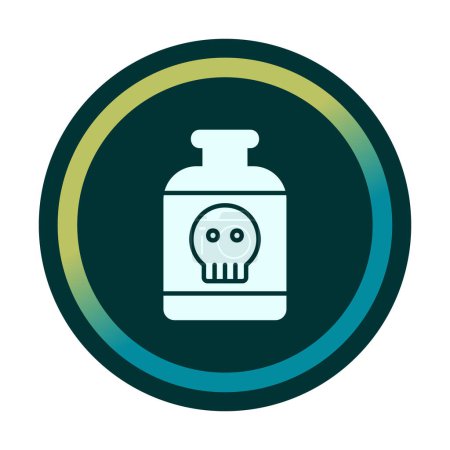Illustration for Simple Toxin icon, vector illustration - Royalty Free Image
