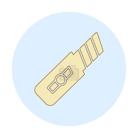 Ilustración de Simple cortador plano. diseño de ilustración de icono web - Imagen libre de derechos