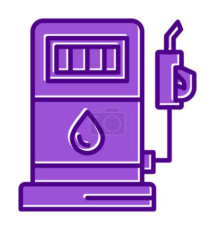 Illustration for Simple  Refuel icon vector illustration - Royalty Free Image