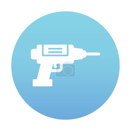 Illustration for Hand drill icon, vector illustration - Royalty Free Image