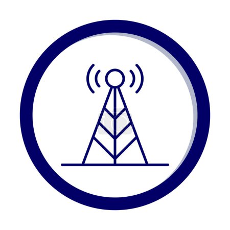 Illustration for Simple Antenna icon, vector illustration - Royalty Free Image