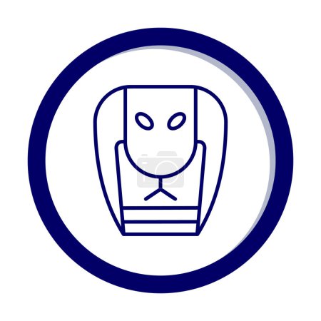 Ilustración de Cobra icono signo vector ilustración diseño - Imagen libre de derechos