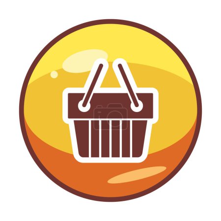 Illustration for Shopping cart icon vector illustration - Royalty Free Image