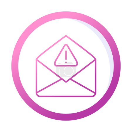 Illustration for Simple Spam letter icon, vector illustration - Royalty Free Image