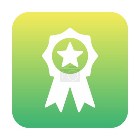 Illustration for Award badge  line icon vector illustration - Royalty Free Image