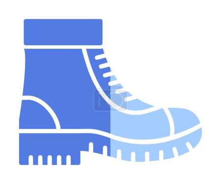 Illustration for Boot. web icon simple illustration - Royalty Free Image