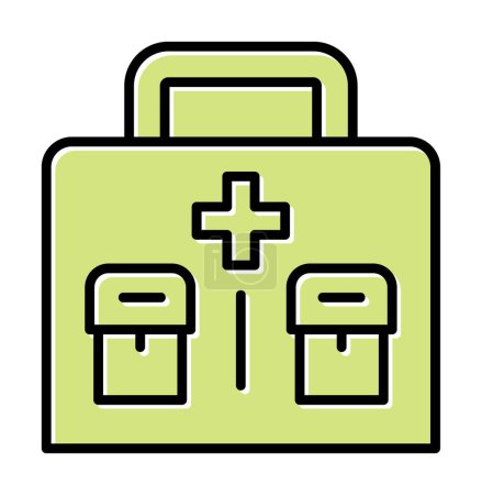 Illustration for First Aid Kit icon vector illustration - Royalty Free Image