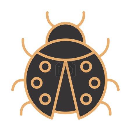 Illustration for Ladybug insect  icon vector illustration design - Royalty Free Image