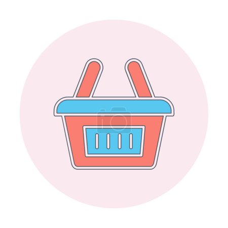 Illustration for Shopping cart icon vector illustration - Royalty Free Image