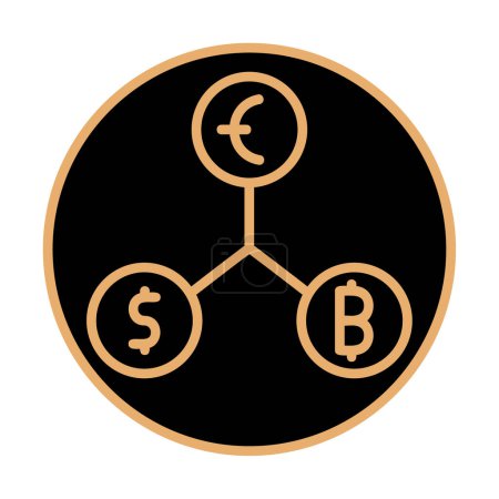 Illustration for Simple Blockchain icon, vector illustration - Royalty Free Image