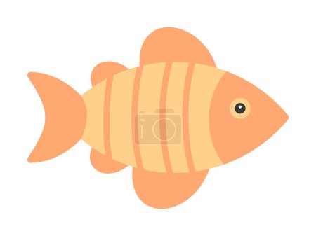 Téléchargez les illustrations : Illustration vectorielle icône web poisson - en licence libre de droit